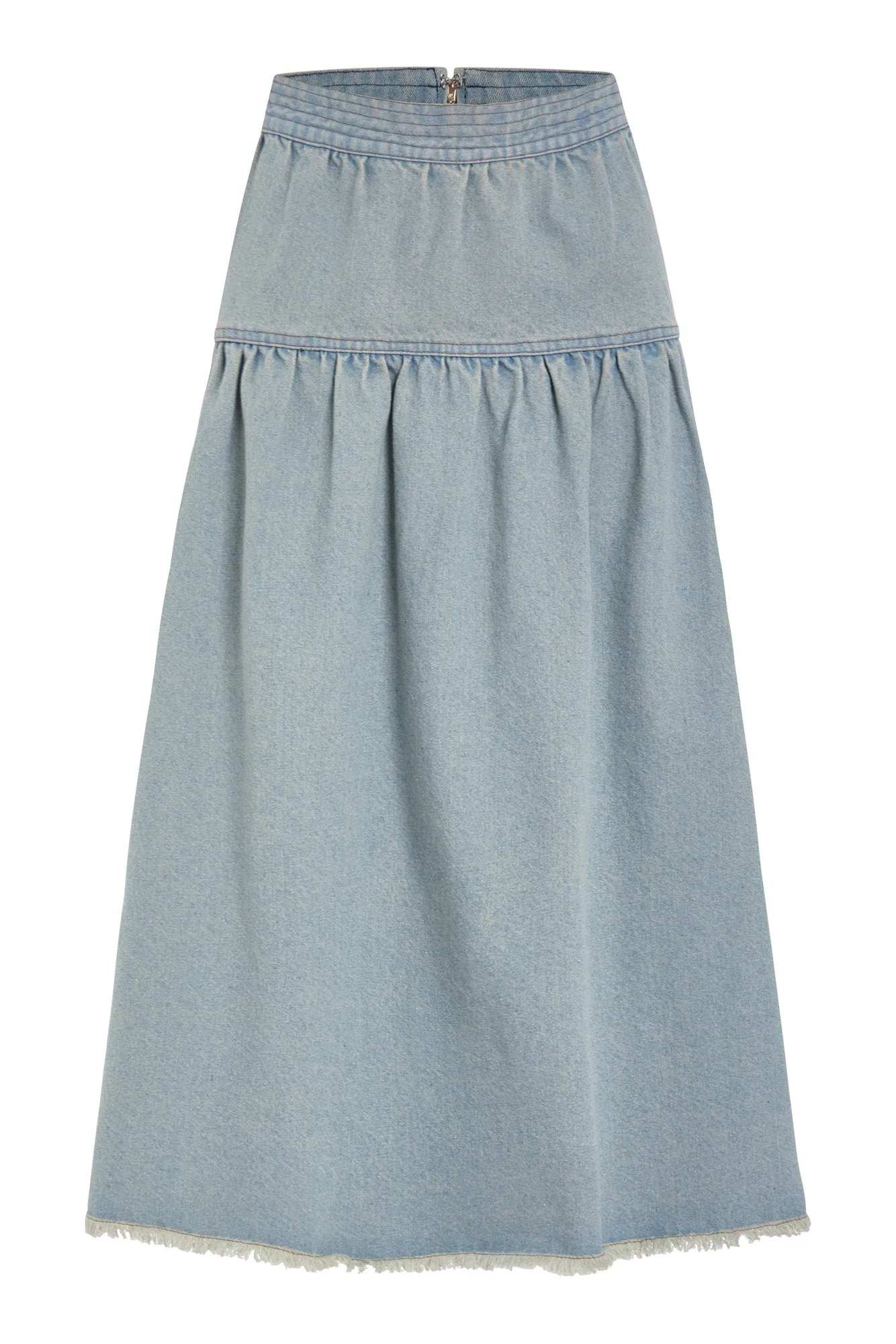 Quinn Skirt, Denim sold by Olivia by Livro product image thumbnail 3