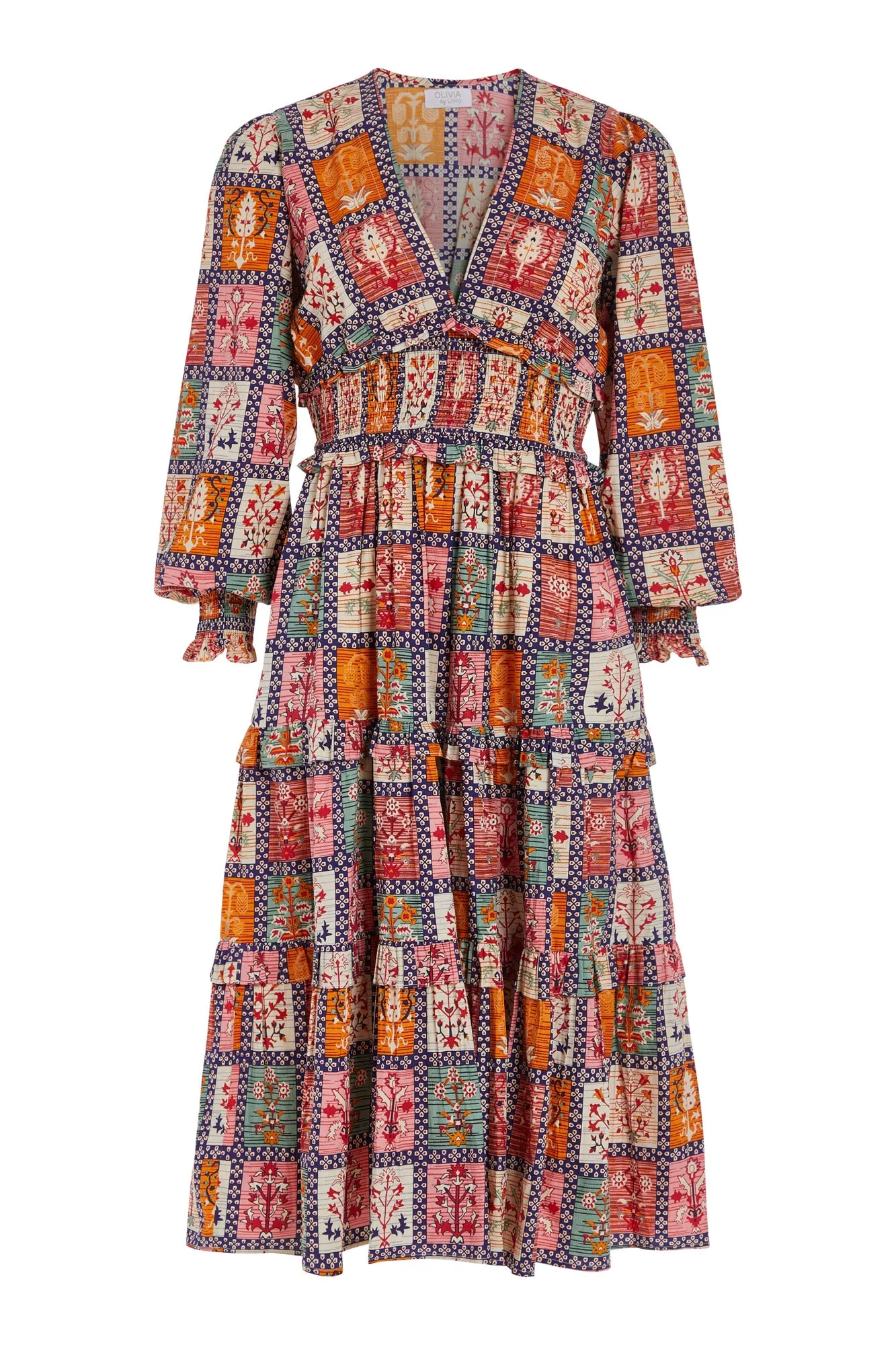 Sloan Dress, Harvest Grid sold by Olivia by Livro product image thumbnail 4