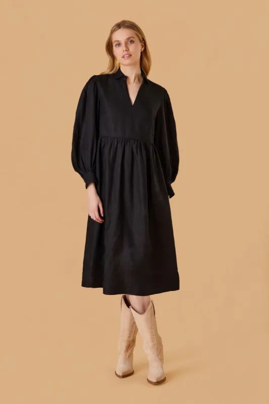 Elliot Dress, Ganache sold by Olivia by Livro