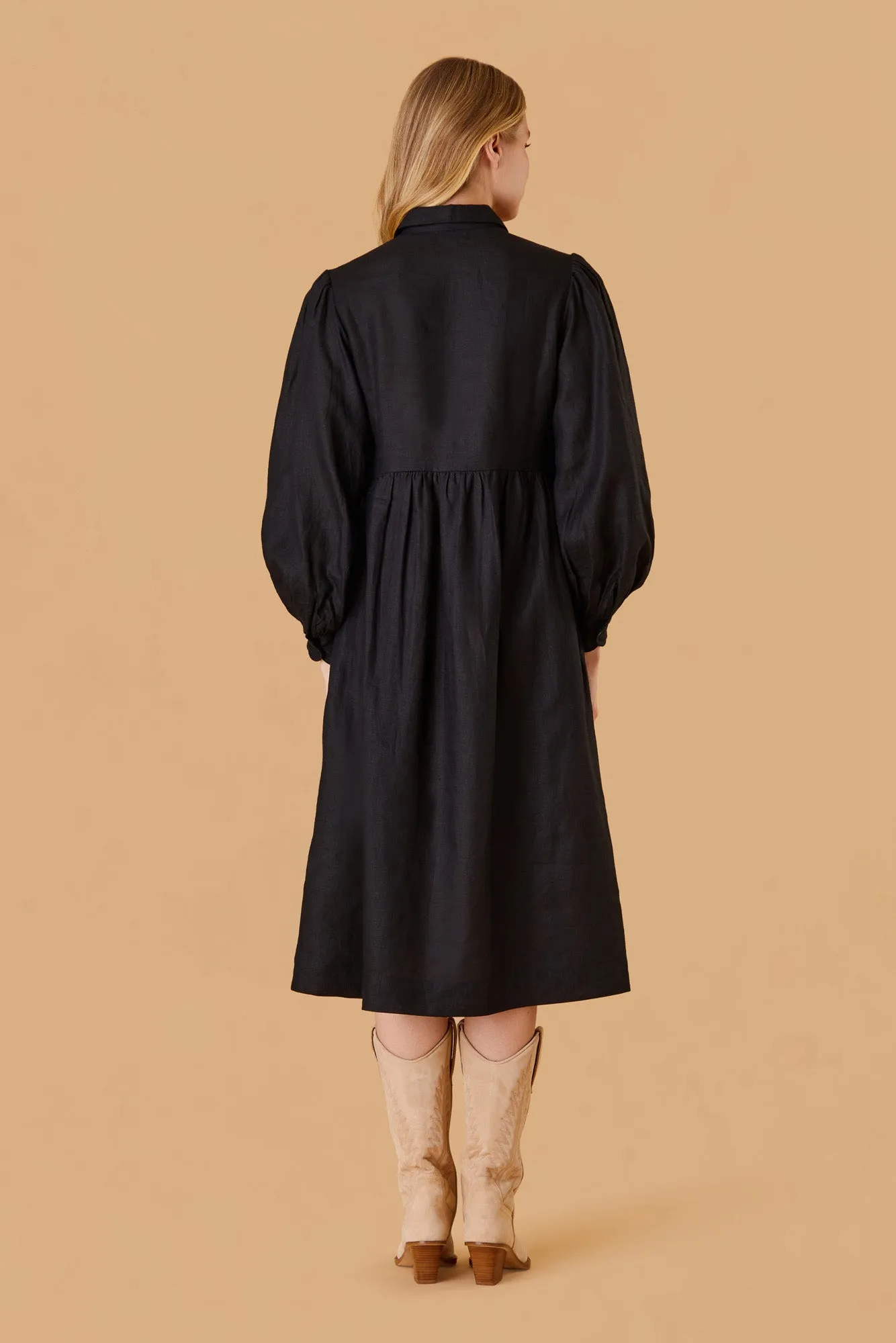 Elliot Dress, Ganache sold by Olivia by Livro product image thumbnail 2