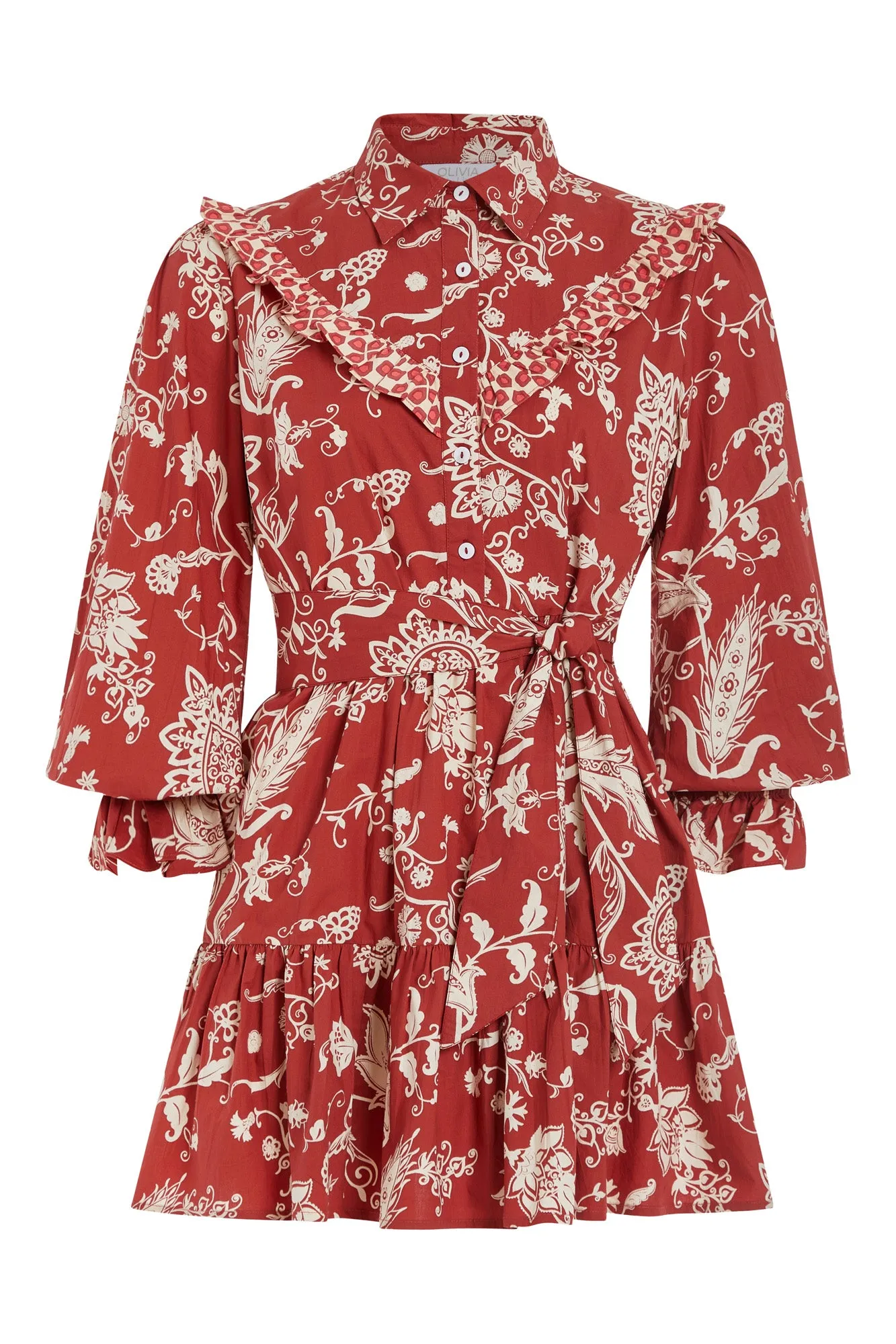 Dale Dress, Rust sold by Olivia by Livro product image thumbnail 5