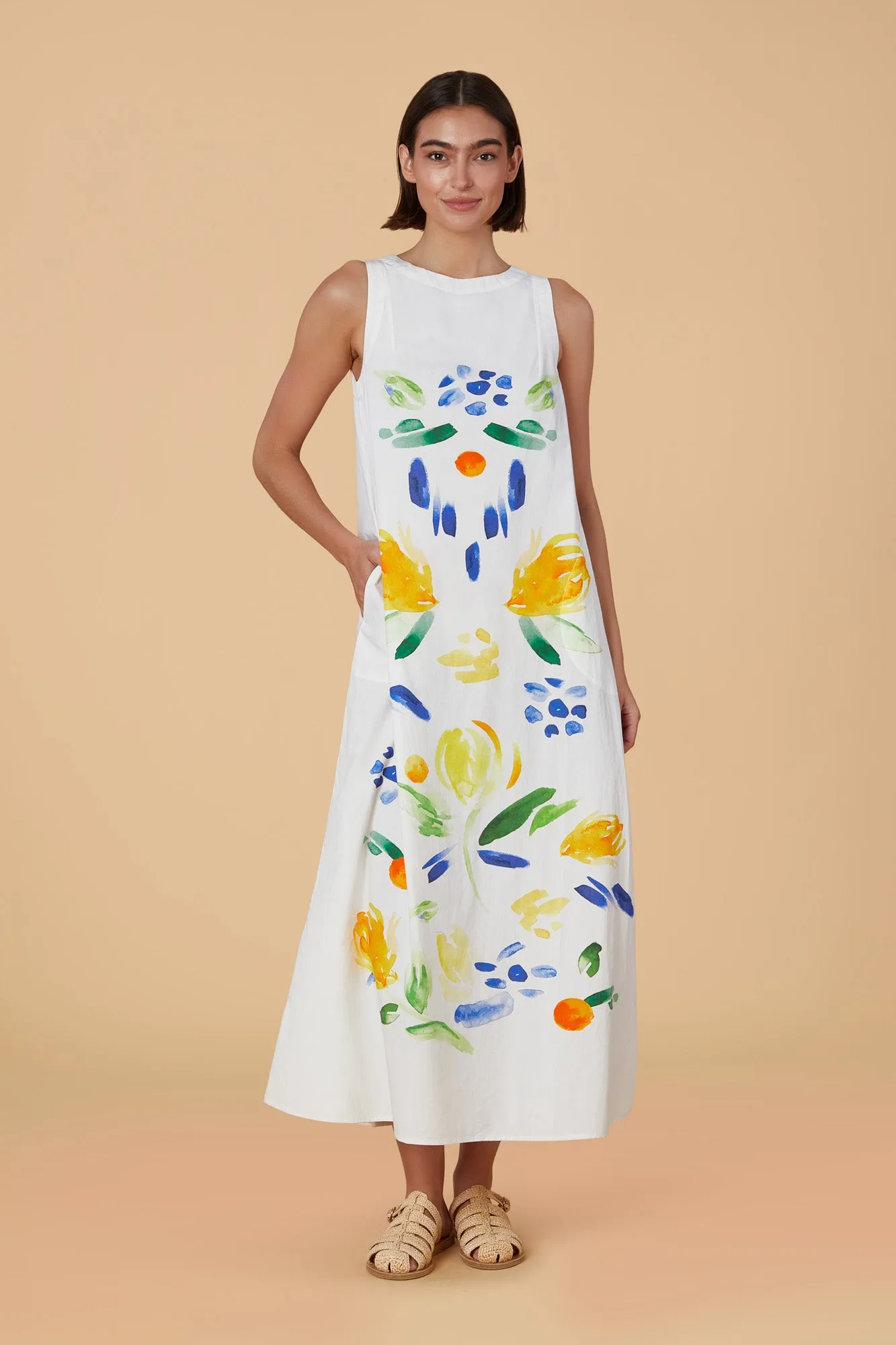Dani Dress, Arancia sold by Olivia by Livro
