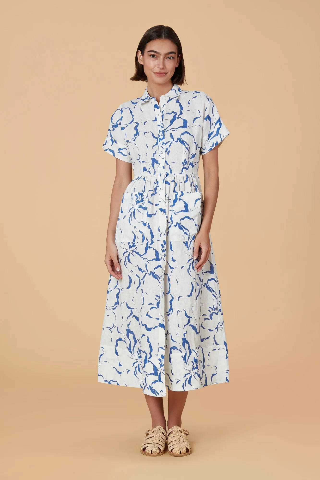 Lakelyn Dress, Ibisco Reverse sold by Olivia by Livro