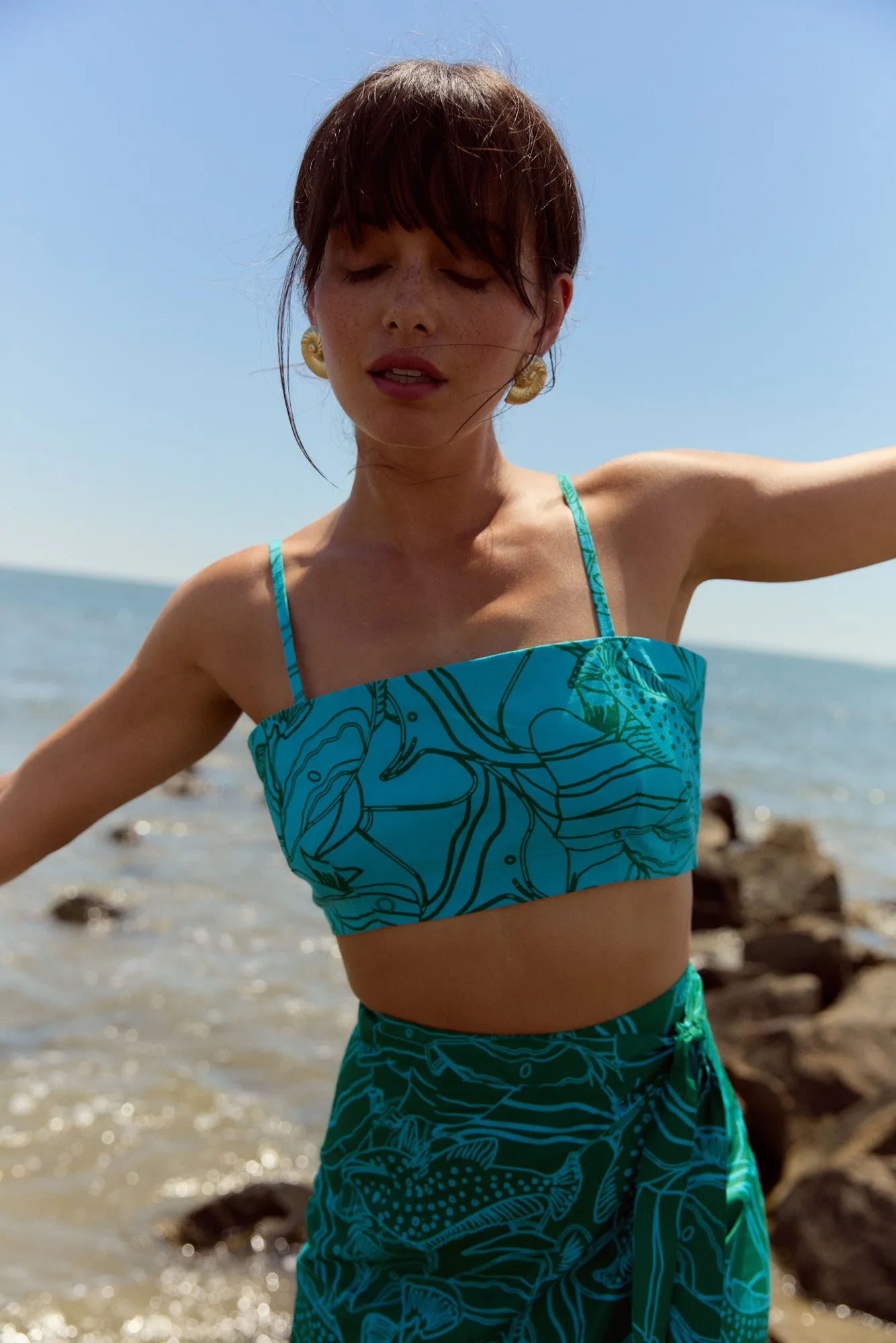 Lulu Top, Reef Reverse sold by Olivia by Livro