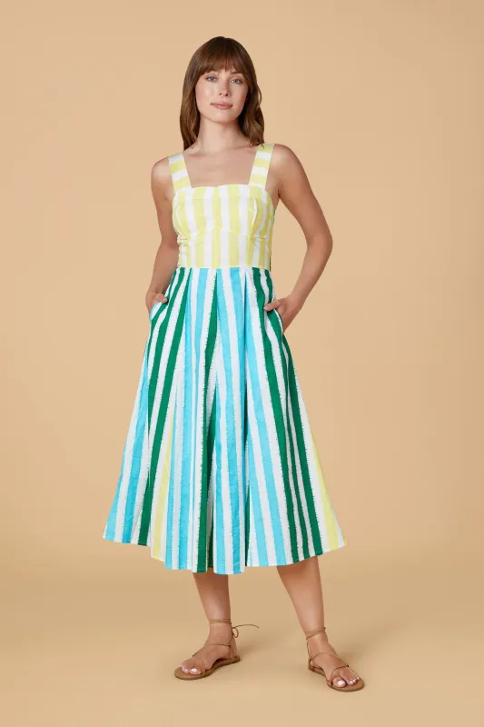 Alice Dress, Sorrento Stripe sold by Olivia by Livro