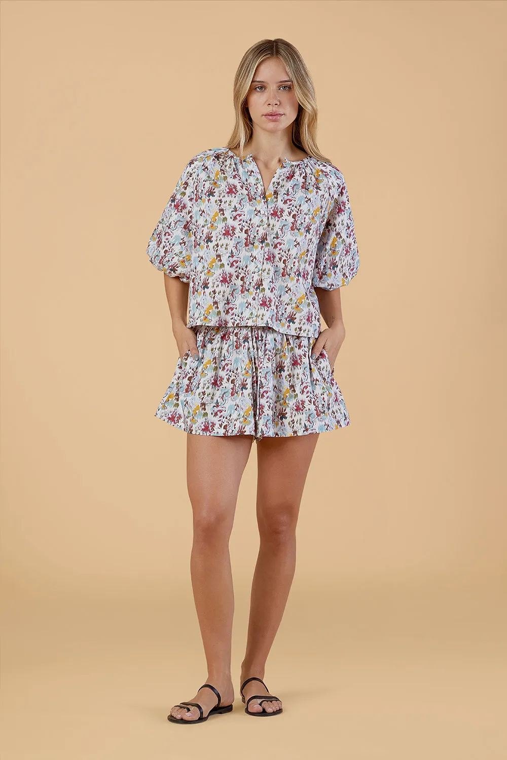 Rowie Shorts, Aqueous Petals sold by Olivia by Livro product image thumbnail 2