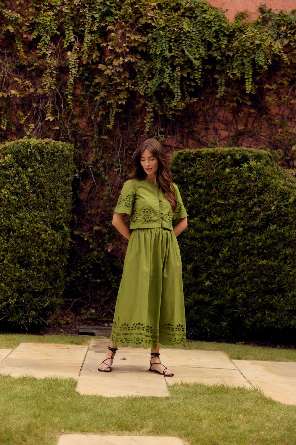 Kit Skirt, Moss sold by Olivia by Livro