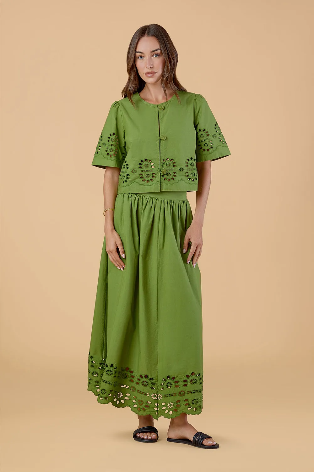 Kit Skirt, Moss sold by Olivia by Livro product image thumbnail 2