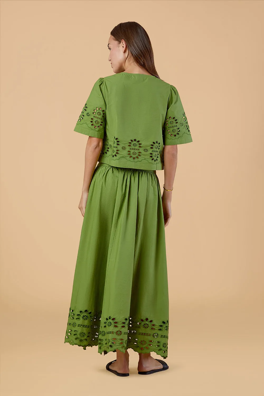 Kit Skirt, Moss sold by Olivia by Livro product image thumbnail 3