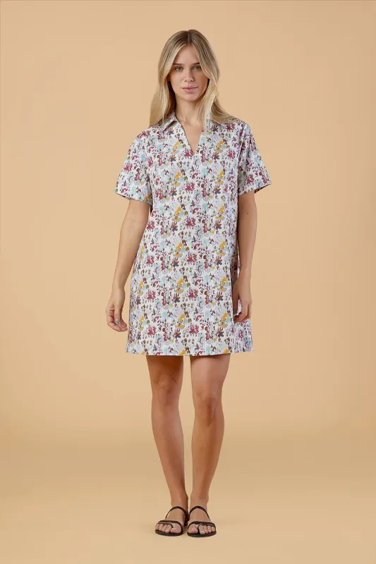 Wells Dress, Aqueous Petals sold by Olivia by Livro