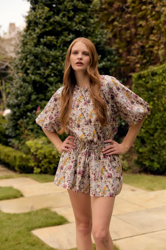 Freda Top, Aqueous Petals sold by Olivia by Livro