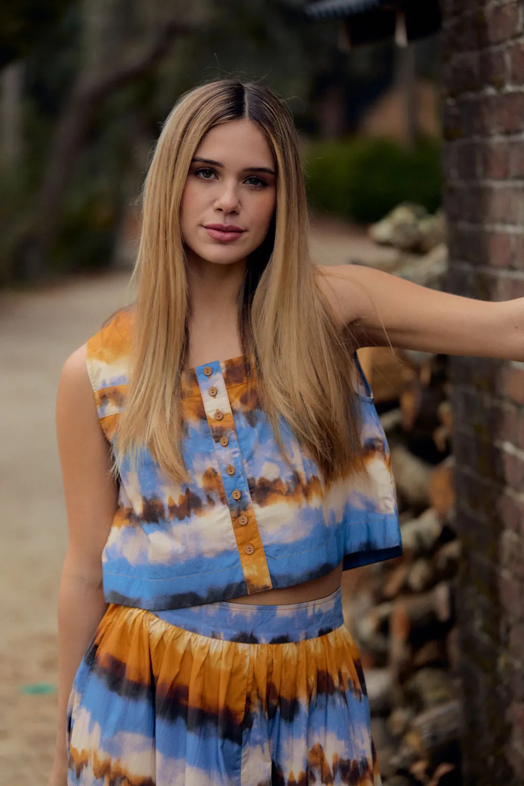 Nellie Top, Golden Ombre sold by Olivia by Livro