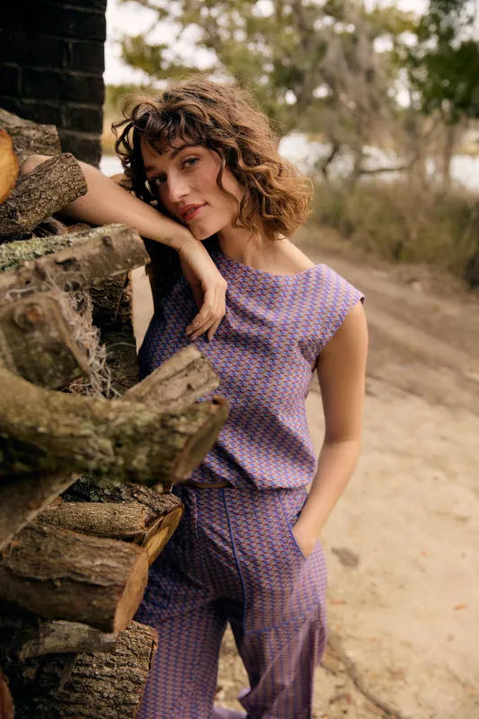 Bubble Top, Oxford Weave made by Olivia by Livro