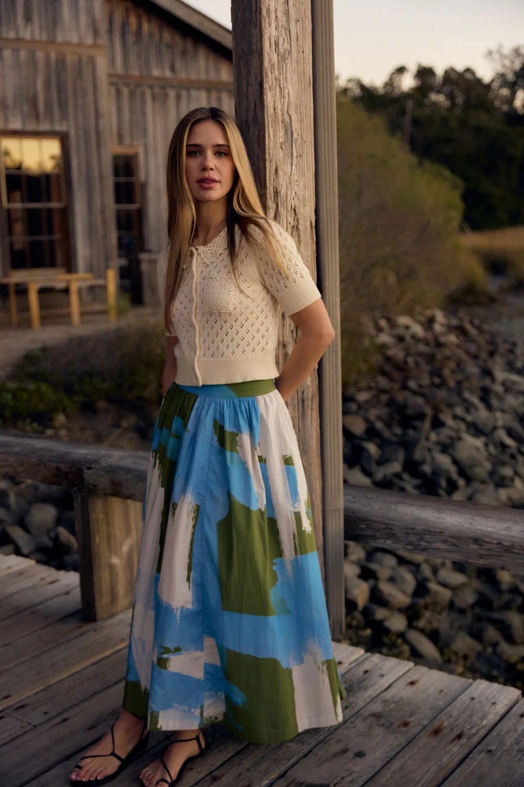 Kit Skirt, Brushstroke sold by Olivia by Livro