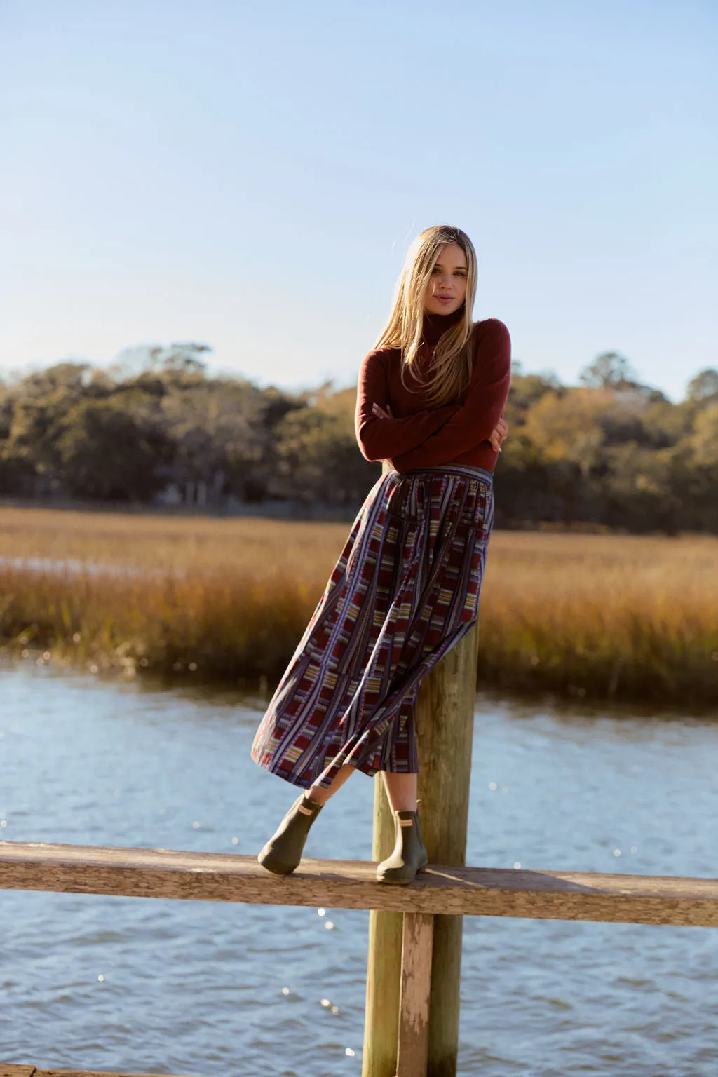 Gabby Skirt, Basketweave sold by Olivia by Livro product image thumbnail 4