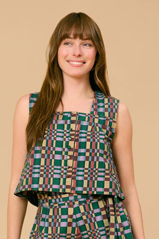 Nellie Top, Highland Mosaic sold by Olivia by Livro