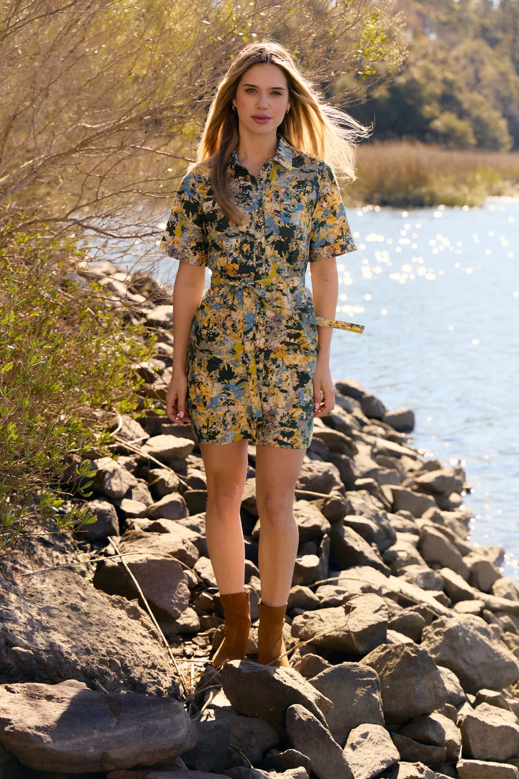 Tilly Dress, Misty Isles sold by Olivia by Livro product image thumbnail 2