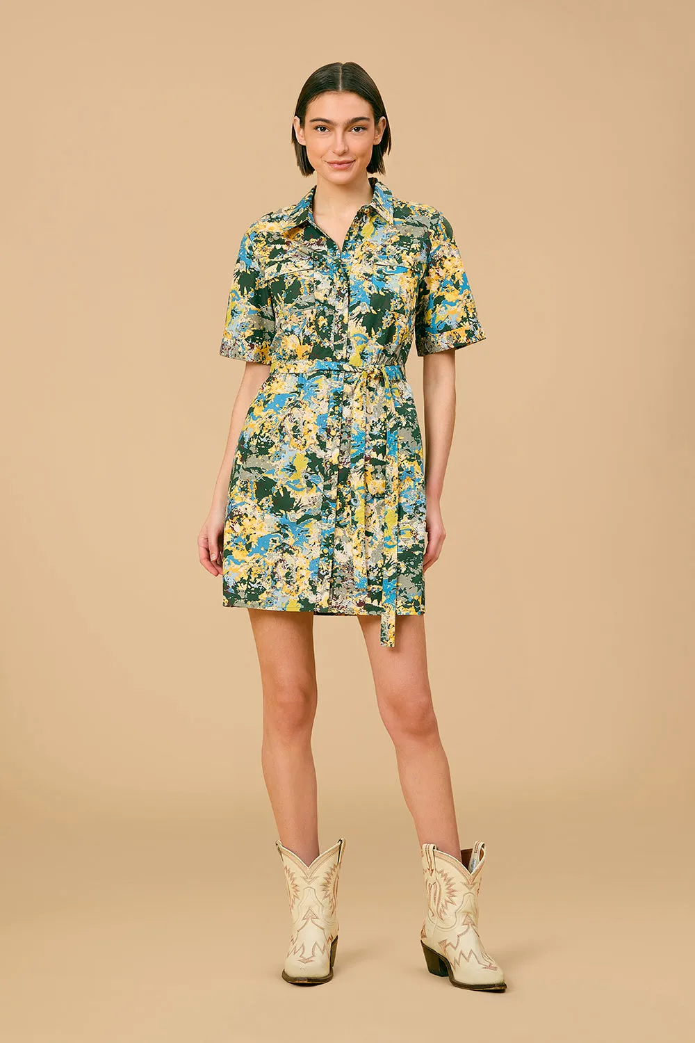 Tilly Dress, Misty Isles sold by Olivia by Livro