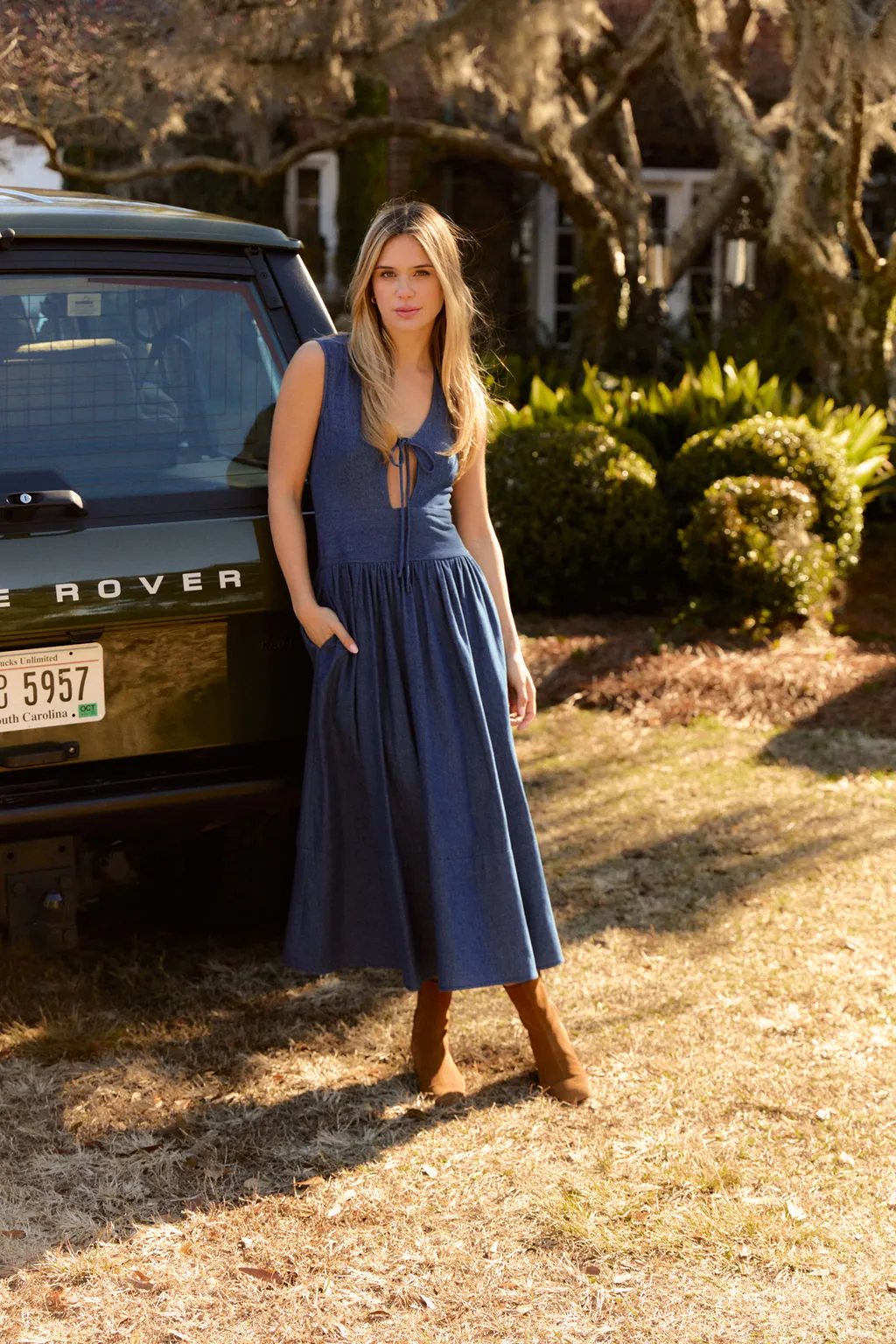 Asha Dress, Denim sold by Olivia by Livro product image thumbnail 3