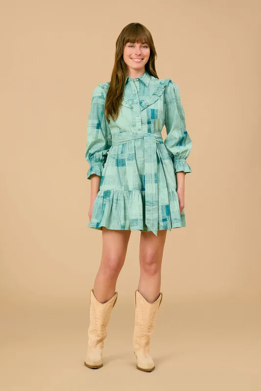Dale Dress, Blue Print sold by Olivia by Livro