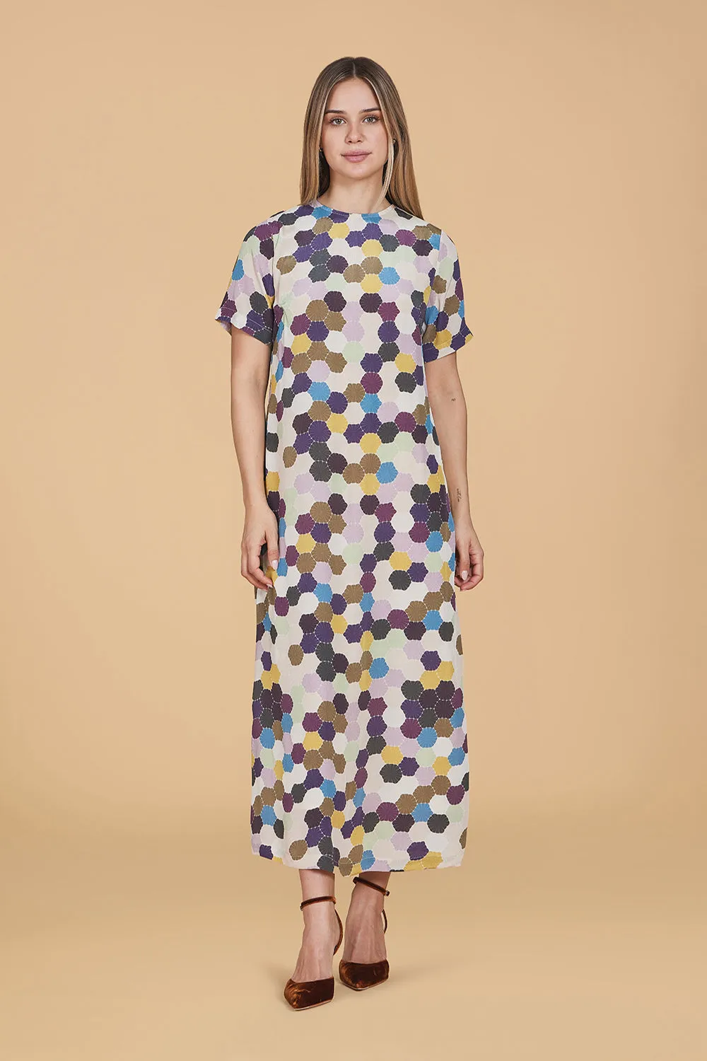 Gwenyth Dress, Vintage Mosaic sold by Olivia by Livro product image thumbnail 2