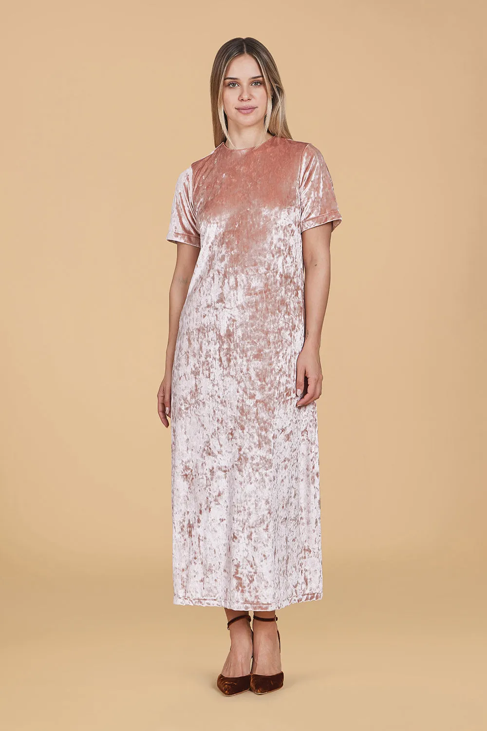 Gwenyth Dress, Champagne sold by Olivia by Livro