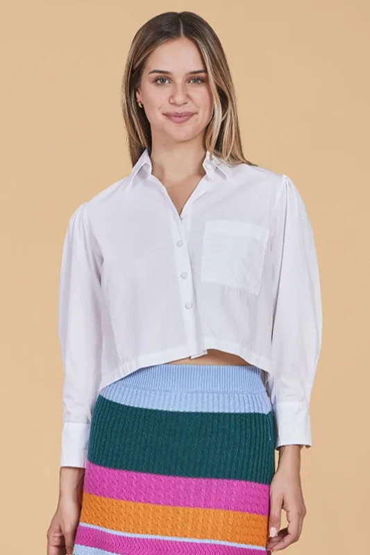 Mabel Shirt, White sold by Olivia by Livro