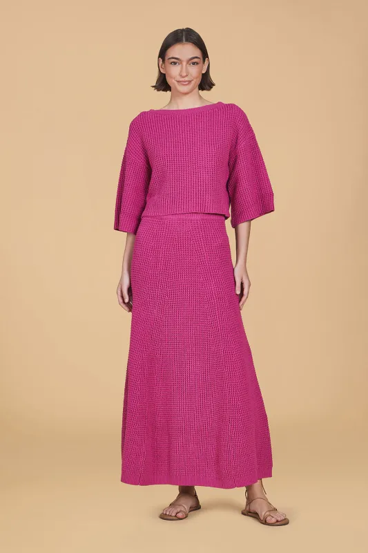 Gerty Skirt, Dragonfruit sold by Olivia by Livro