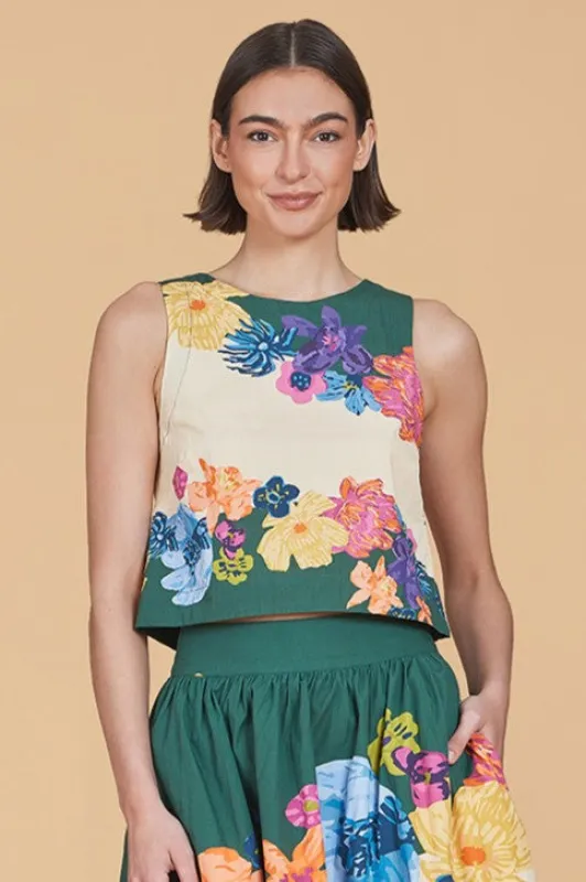 Dani Top, Floral Fete sold by Olivia by Livro