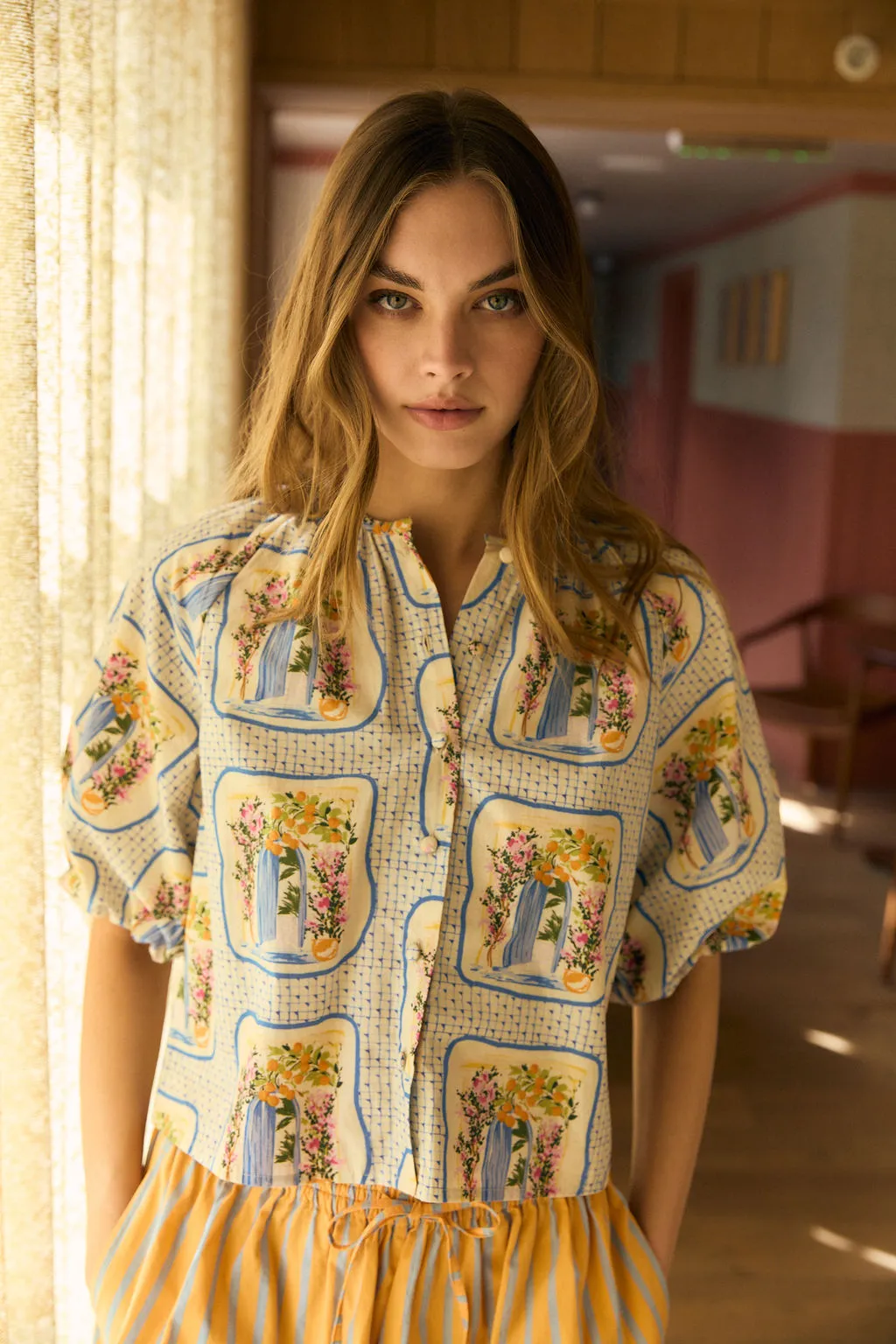 Freda Top, La Puerta Azul sold by Olivia by Livro