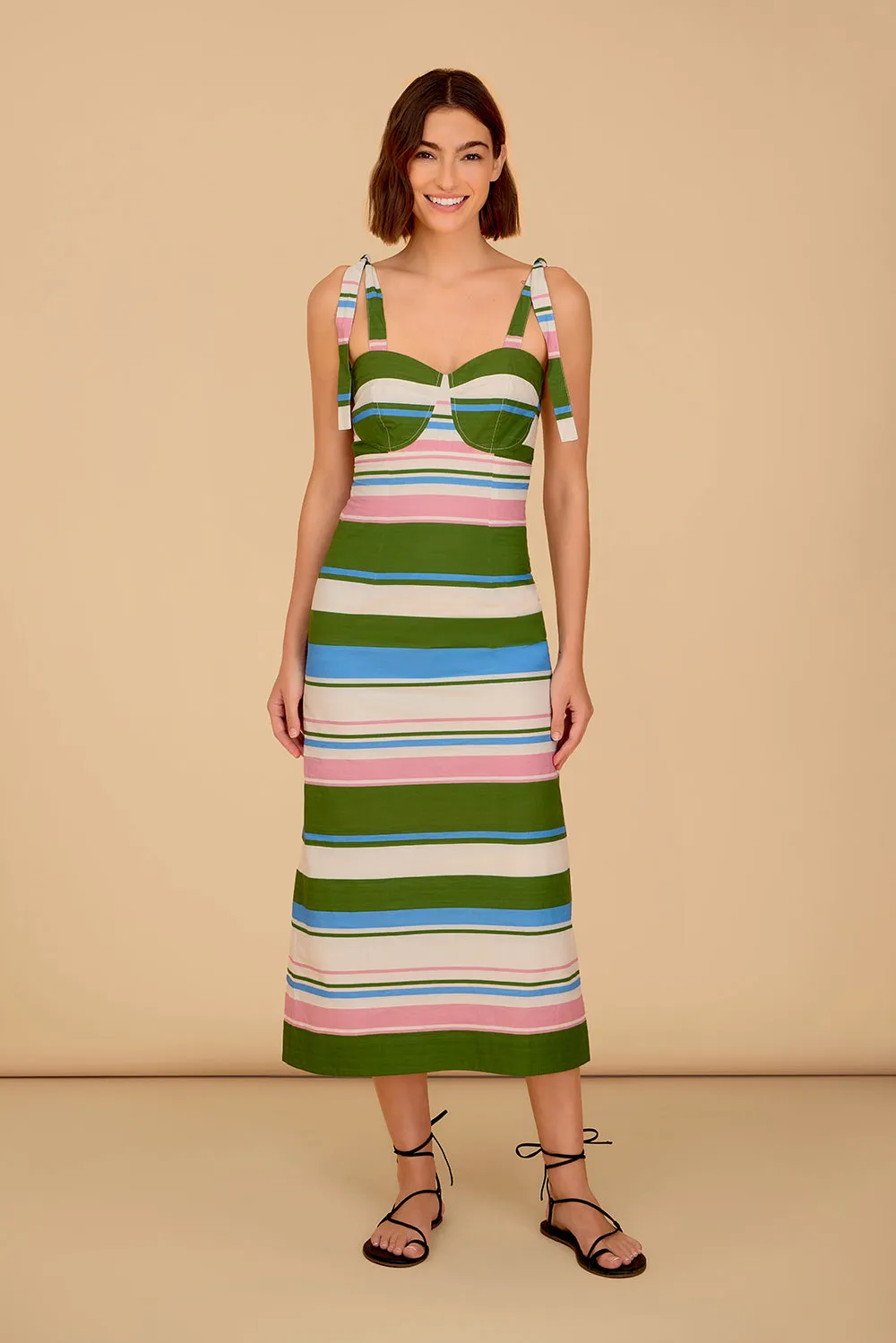 Vivi Dress, Rayas sold by Olivia by Livro