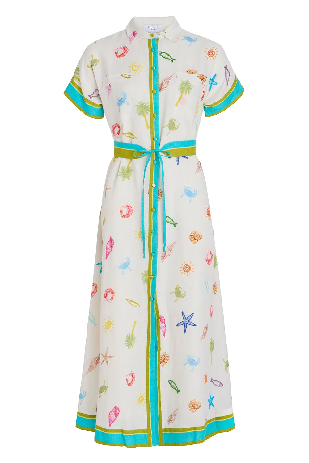 Daphne Dress, Oceano sold by Olivia by Livro