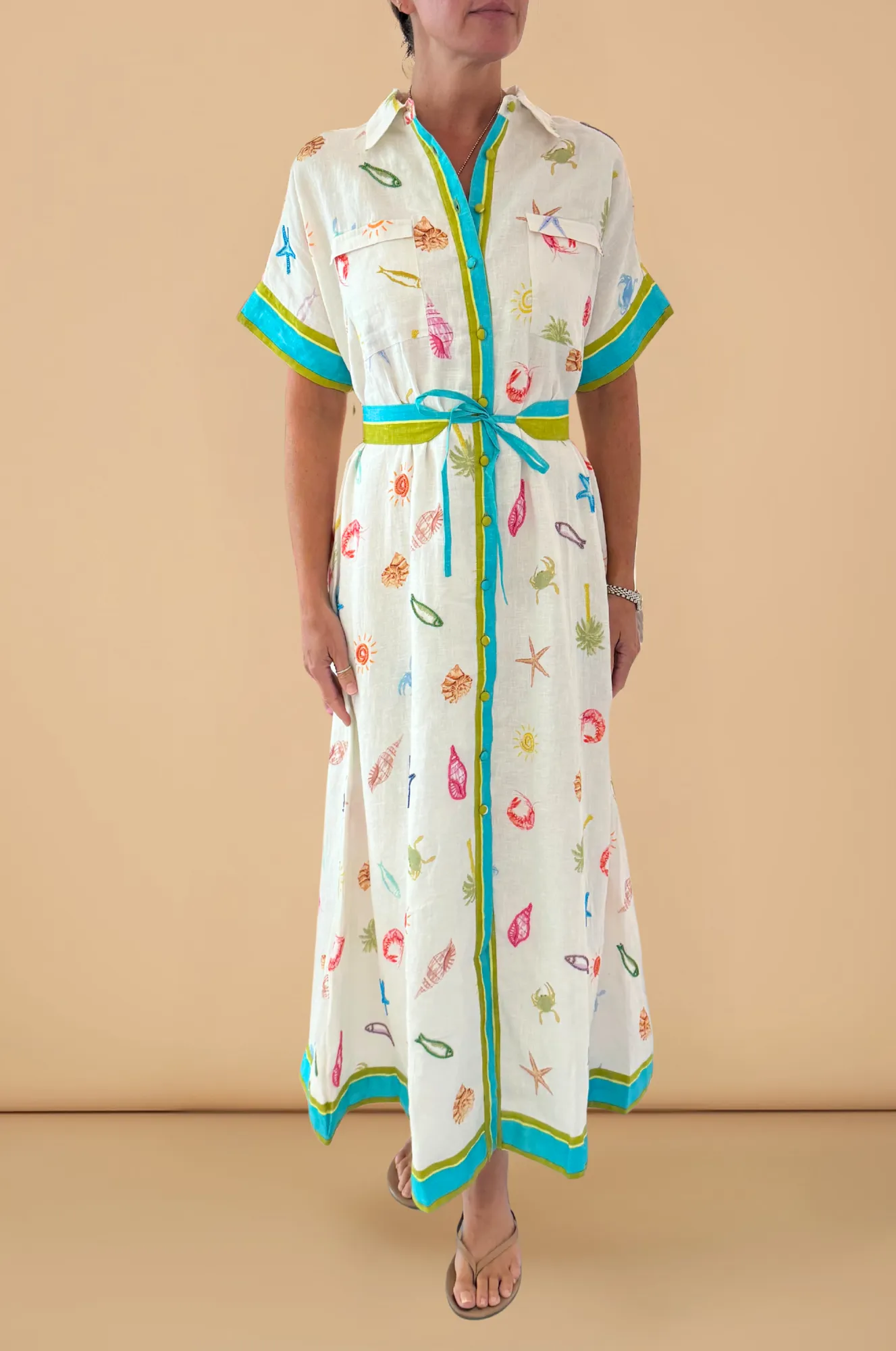 Daphne Dress, Oceano sold by Olivia by Livro product image thumbnail 2