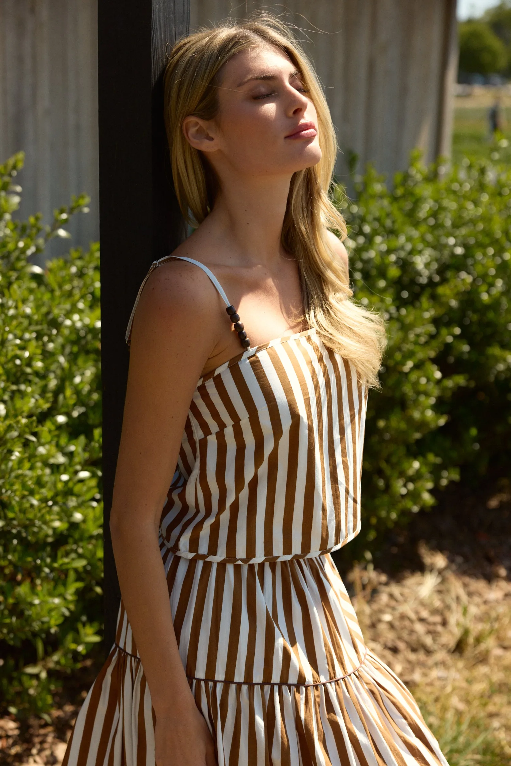 Carter Top, Tuck Stripes sold by Olivia by Livro