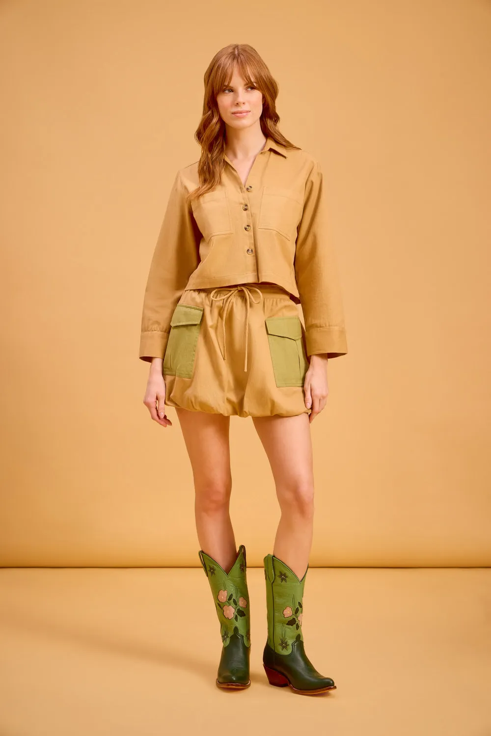 Megs Top, Tan sold by Olivia by Livro product image thumbnail 3
