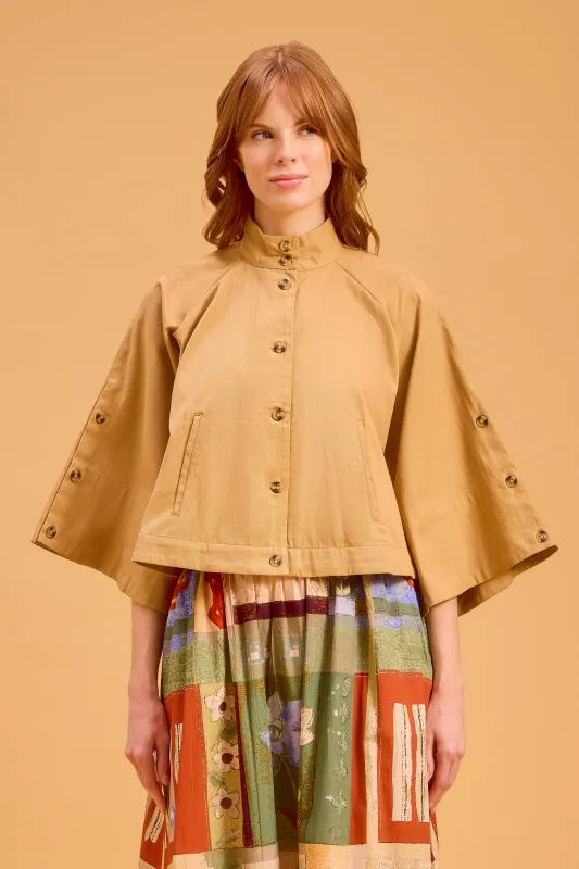 Capelet, Tan made by Olivia by Livro