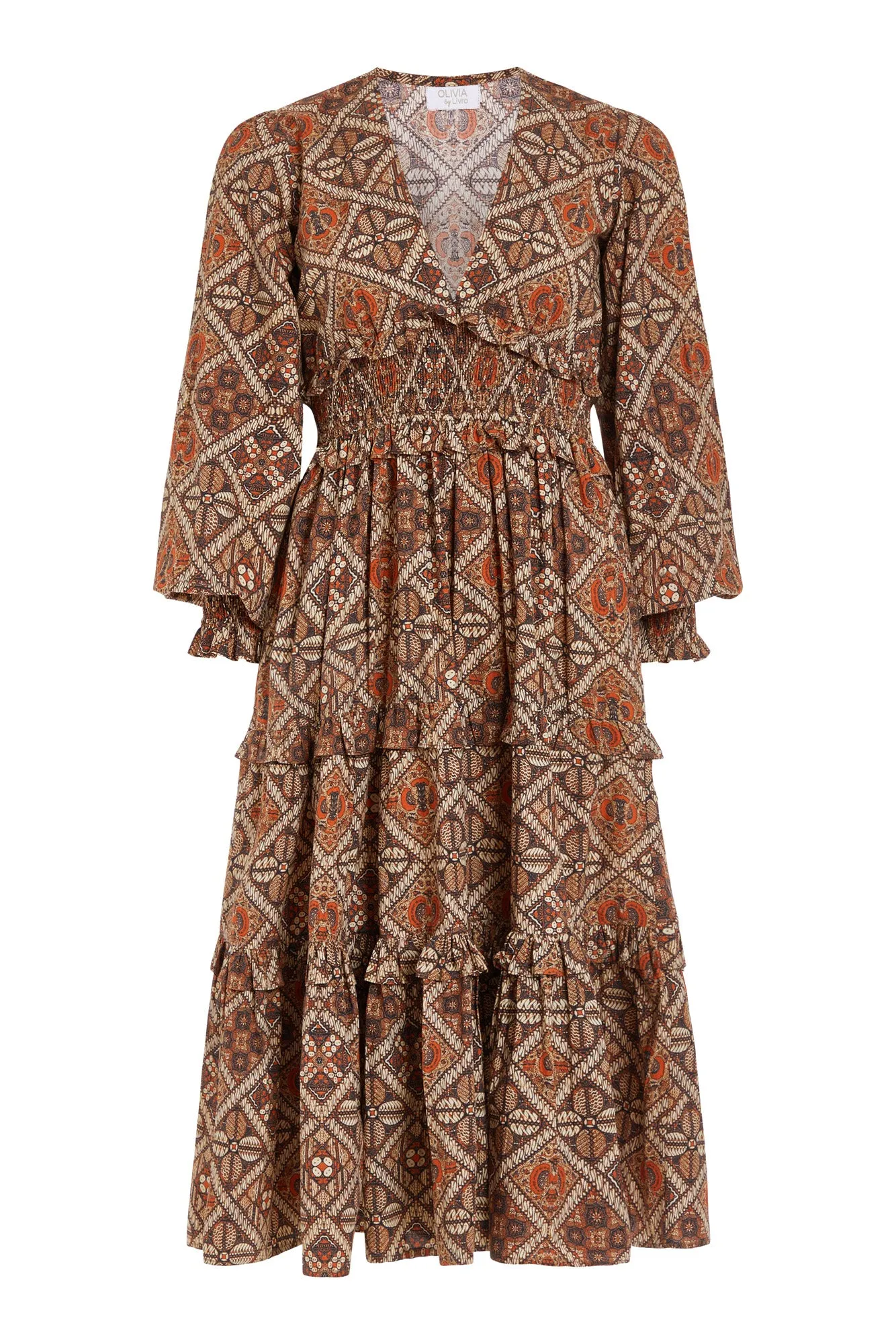 Sloan Dress, Chai Medallion sold by Olivia by Livro product image thumbnail 5