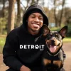 Detroit City Paw - Unisex Hoodie sold by Swaggles