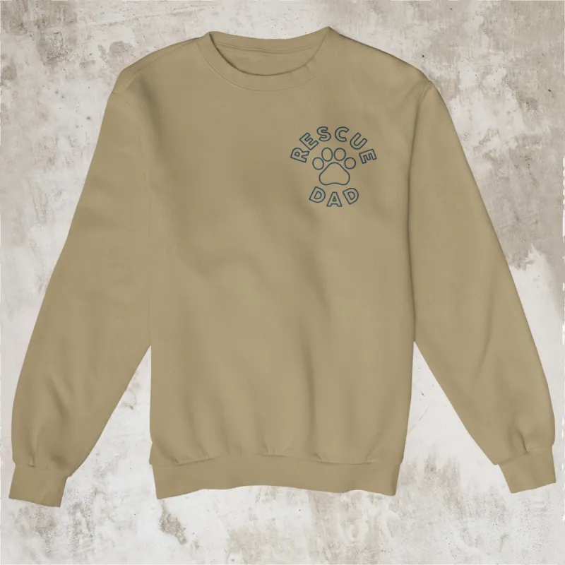 Rescue Dad - Men's Crew Neck Sweatshirt sold by Swaggles