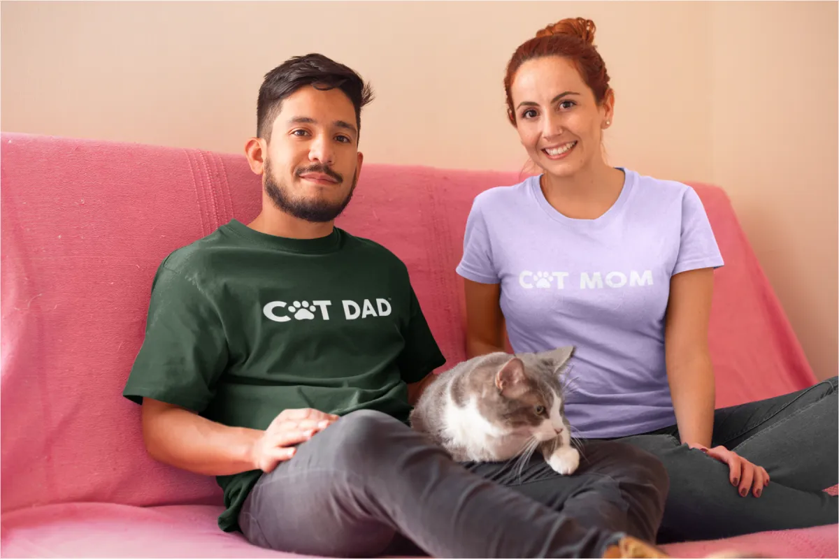 Dog Dad (heat press) - Men's Crew Neck Tee sold by Swaggles