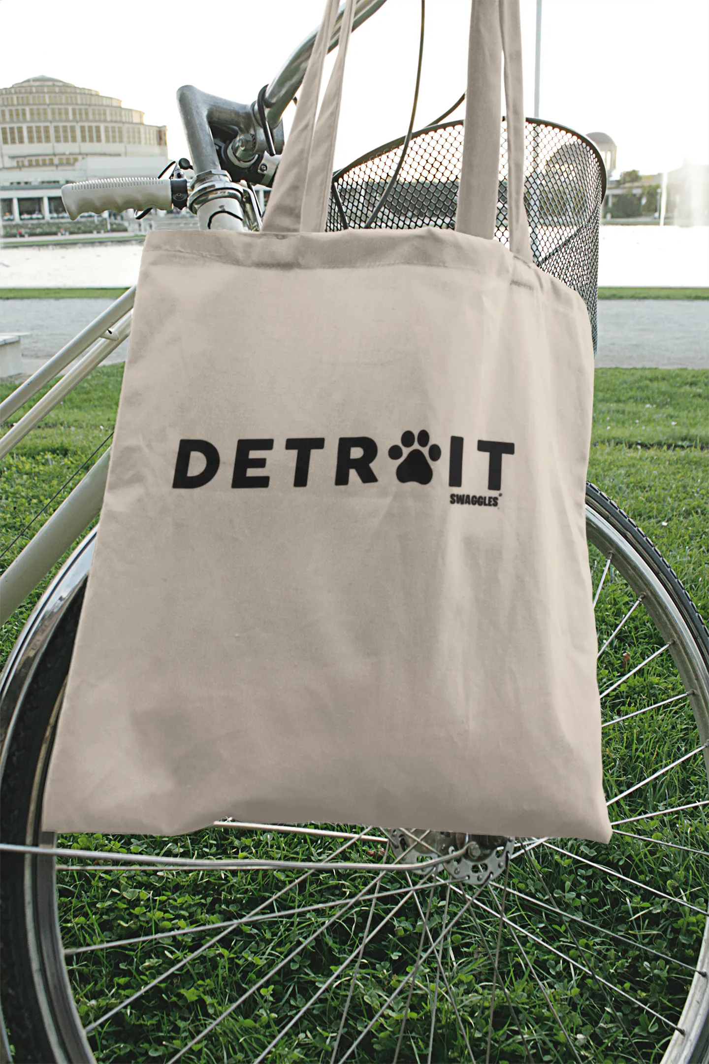Detroit Organic Cotton Tote Bag sold by Swaggles product image thumbnail 2
