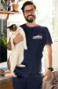Detroit Skyline - Men's Crew Neck Tee sold by Swaggles