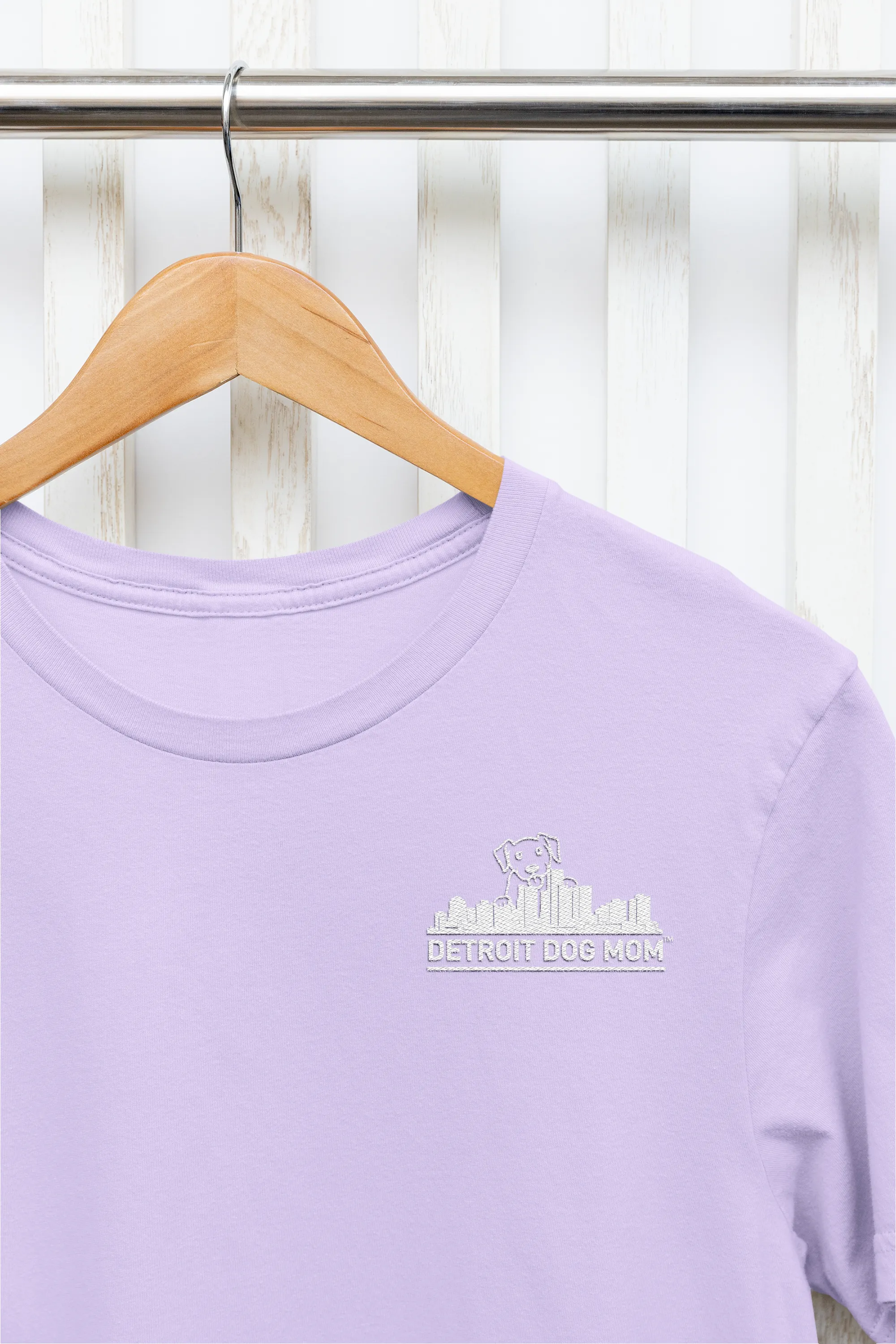 Detroit Skyline - Women's Crew Neck Tee sold by Swaggles product image thumbnail 4