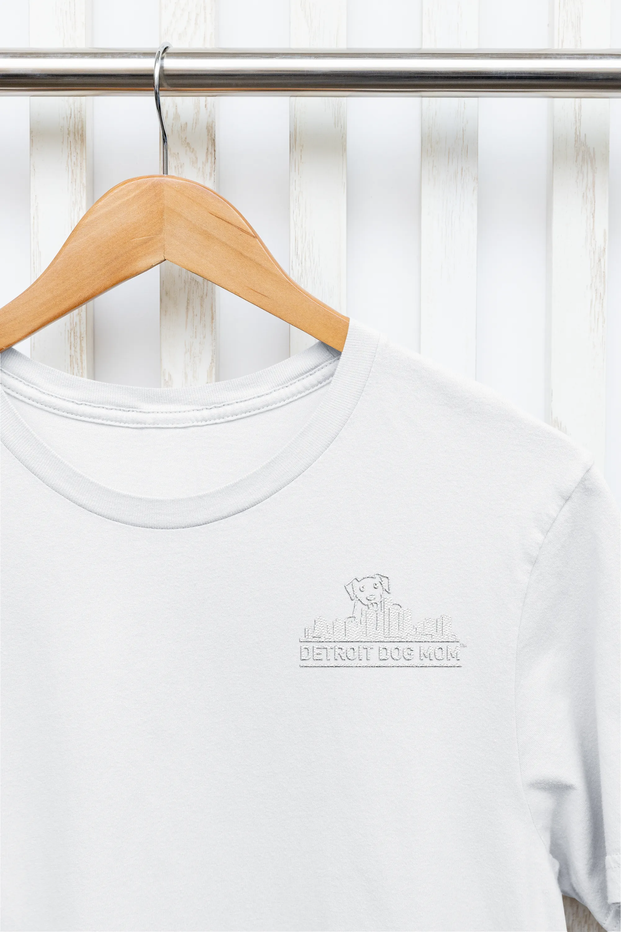 Detroit Skyline - Women's Crew Neck Tee sold by Swaggles product image thumbnail 5