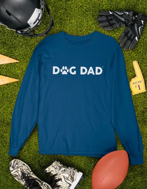 Dog Paw Dad - Men's Crew Neck Sweatshirt sold by Swaggles