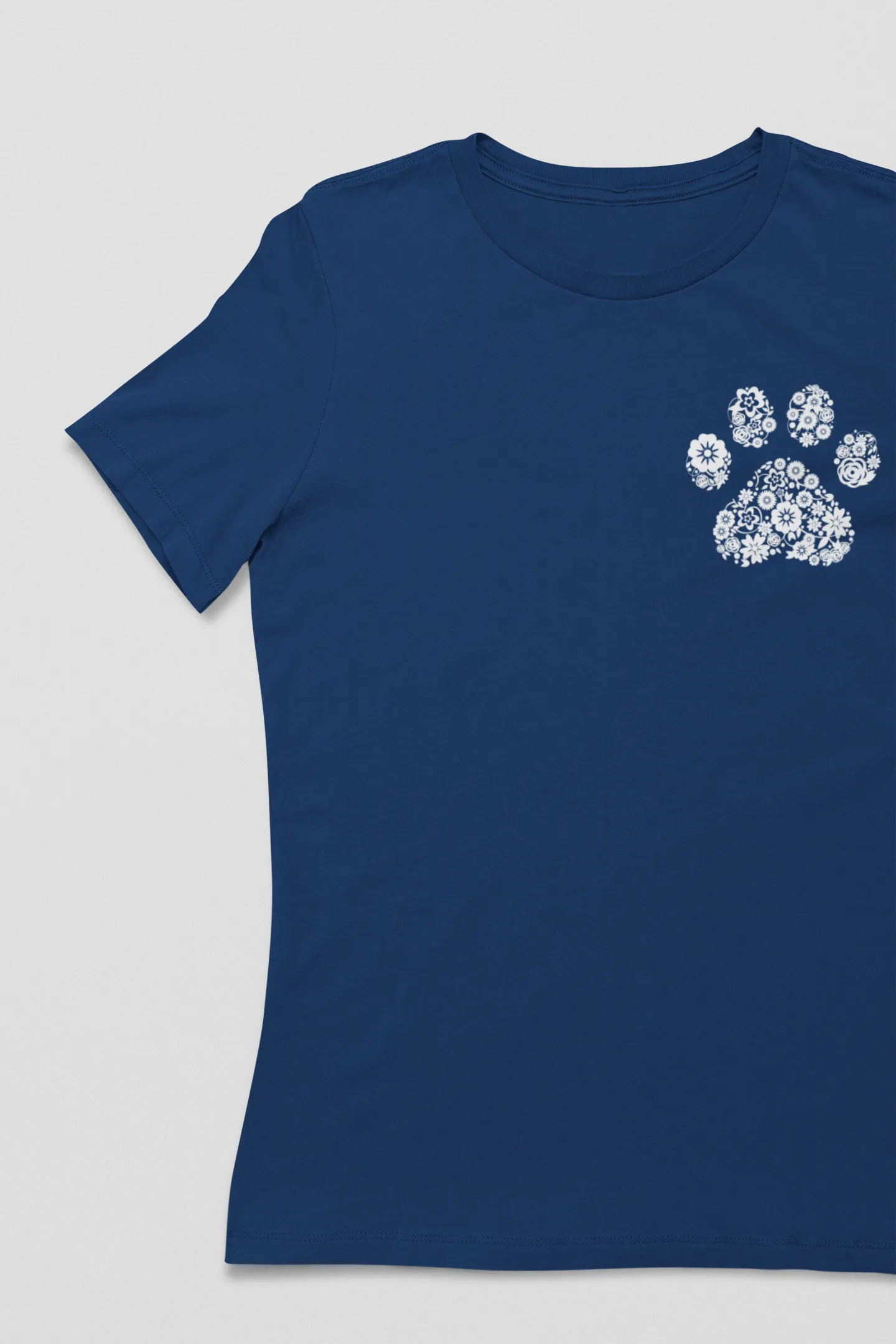 Flower Paw - Women's Crew Neck Tee sold by Swaggles product image thumbnail 5