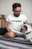Detroit City Paw - Men's Crew Neck Tee sold by Swaggles