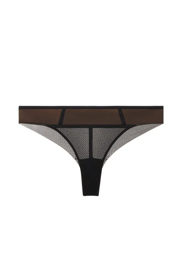 ANN Black High-Waisted Mesh Hipster Panties sold by UCA Lingerie product image thumbnail 5