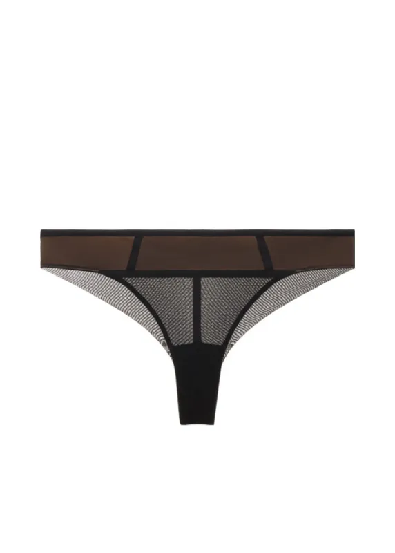 ANN Plus Black High-Waisted Mesh Hipster Panties sold by UCA Lingerie