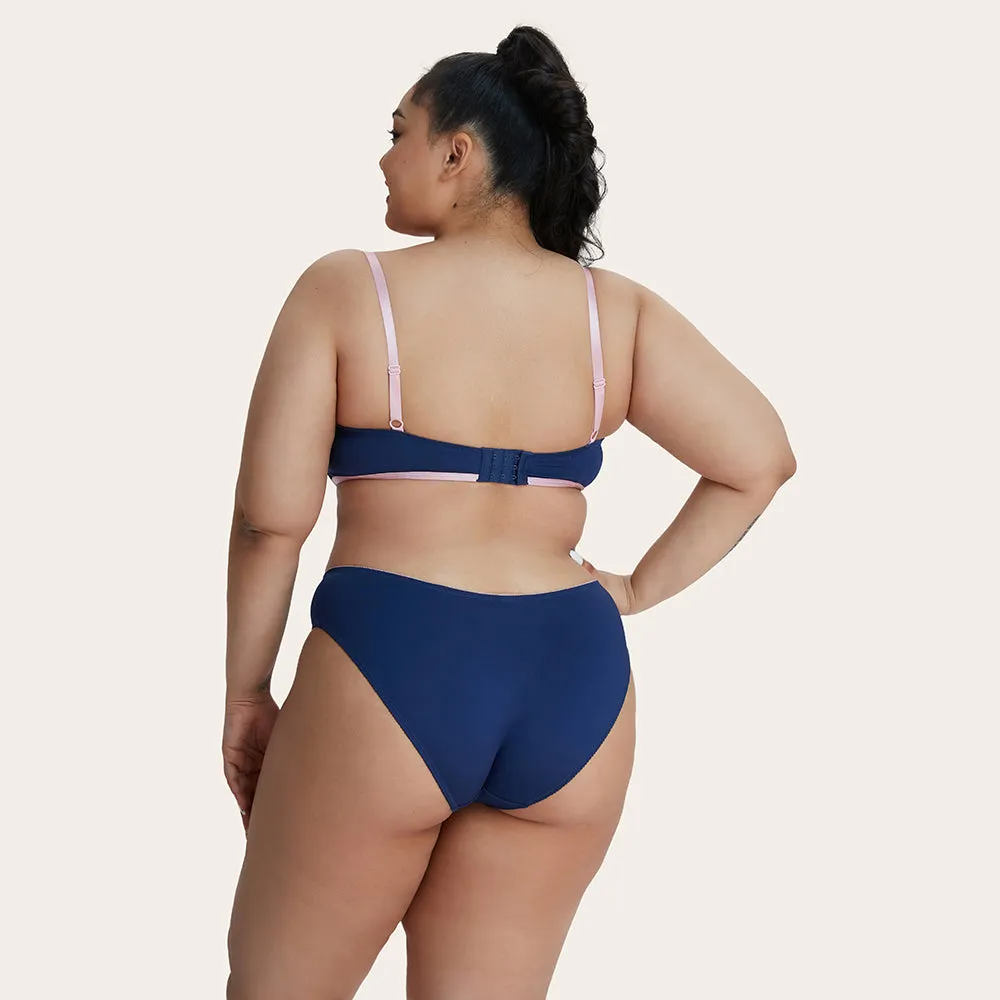 IRENE Plus Lace Wireless Molded Triangle Bralette Bra sold by UCA Lingerie product image thumbnail 3